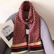 Load image into Gallery viewer, Winter Warm Women Imitation Cashmere Scarf Brand DesignTassel Scarves Cute Bear Shawl - FUCHEETAH