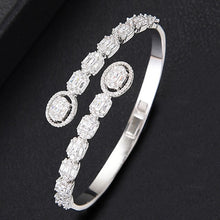 Cargar imagen en el visor de la galería, Luxury Stackable Bangle Cubic Zircon Crystal Bracelet