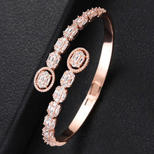 Cargar imagen en el visor de la galería, Luxury Stackable Bangle Cubic Zircon Crystal Bracelet