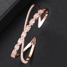 Cargar imagen en el visor de la galería, Luxury Stackable Bangle Cubic Zircon Crystal Bracelet