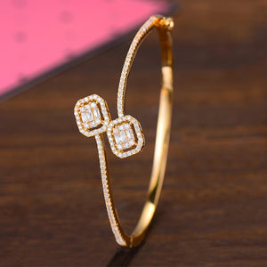 Luxury Stackable Bangle Cubic Zircon Crystal Bracelet