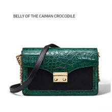 Charger l&#39;image dans la galerie, Fenge Thai crocodile leather skin women bag for women Thai leather bag for women  single shoulder bag new caiman - FUCHEETAH