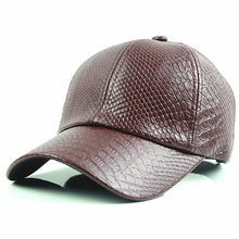 Cargar imagen en el visor de la galería, Baseball Cap women fall faux Leather cap hip hop Hats For men winter hat for women - FUCHEETAH