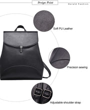 Charger l&#39;image dans la galerie, Women Backpack Quality Leather Backpack Casual Solid School Bag - FUCHEETAH