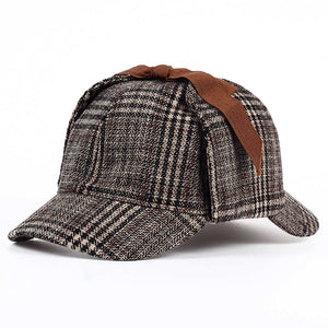 Sherlock Holmes Detective Hat Unisex Cosplay Accessories berets Men Women Two Brims beret - FUCHEETAH