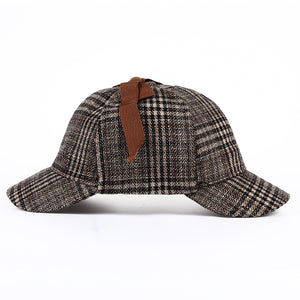 Sherlock Holmes Detective Hat Unisex Cosplay Accessories berets Men Women Two Brims beret - FUCHEETAH