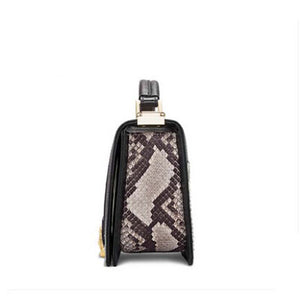 Luxury gete new  Python skin  Female bag   Fashionable little fragrance women chain package - FUCHEETAH