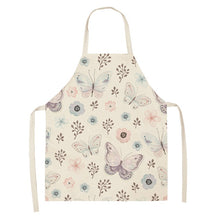 Cargar imagen en el visor de la galería, Printed Kitchen Aprons for Women Cotton Linen - FUCHEETAH