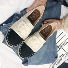 Charger l&#39;image dans la galerie, Luxury Women Sandal high quality Leisure round toe Hemp Bottom Women Moccasins leather - FUCHEETAH