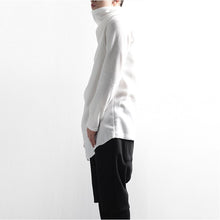 Load image into Gallery viewer, Samo Zaen Collection High collar loose irregular casual long-sleeved Tshirt - FUCHEETAH