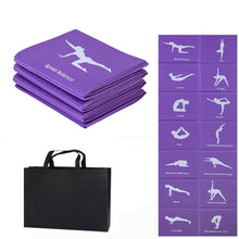 Cargar imagen en el visor de la galería, PVC Foldable Yoga Mat Exercise Pad Thick Non-slip Folding - FUCHEETAH