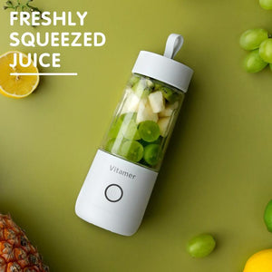 350ml Mini Portable Electric Fruit Juicer USB Rechargeable Smoothie Maker Blender Machine Sports Bottle Juicing Cup - FUCHEETAH