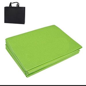 PVC Foldable Yoga Mat Exercise Pad Thick Non-slip Folding - FUCHEETAH