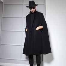 Charger l&#39;image dans la galerie, Samo Zaen Collection Long Woolen Cape - FUCHEETAH