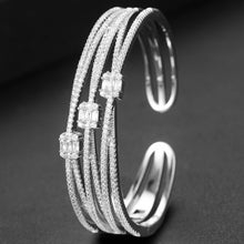 Charger l&#39;image dans la galerie, 3 ROWS In 1 New Luxury Stackable Bangle Cuff - FUCHEETAH