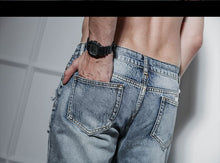 Charger l&#39;image dans la galerie, Samo Zaen Collection Street beggar jeans slim leg - FUCHEETAH