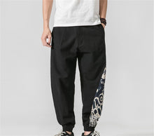 Charger l&#39;image dans la galerie, Samo Zaen Collection Linen Solid Pants Jogger Casual Loose - FUCHEETAH