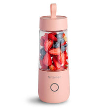 Cargar imagen en el visor de la galería, 350ml Mini Portable Electric Fruit Juicer USB Rechargeable Smoothie Maker Blender Machine Sports Bottle Juicing Cup - FUCHEETAH