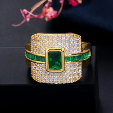 Cargar imagen en el visor de la galería, Zircons Monaco Luxury Cubic Ring - FUCHEETAH