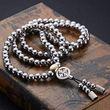 Charger l&#39;image dans la galerie, Tactical 10MM Steel Chain Beads Self Defense Hand Bracelet Necklace - FUCHEETAH