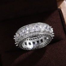 Load image into Gallery viewer, Luxury Silver Rings Geometric CZ Simple Stylish - FUCHEETAH