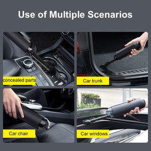 Car Vacuum Cleaner Wireless 5000Pa Handheld Mini Vaccum Cleaner For Car, Home ,Desktop - FUCHEETAH