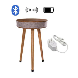 Smart Table Living Room Inductive Wireless Charging Table Wooden Outdoor 3D Surround Music - FUCHEETAH