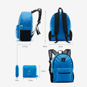 New 5 Colors Women Men Folding Backpack Waterproof Nylon - FUCHEETAH