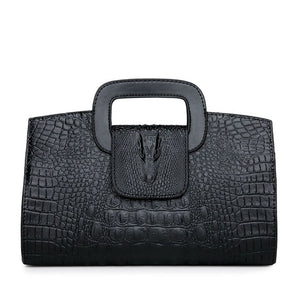 High Quality Crocodile Pattern Handbag Wild Casual Messenger Women's Bag - FUCHEETAH