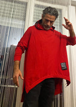 Charger l&#39;image dans la galerie, Fabioogo Red Pull over Long sleeves with head cover